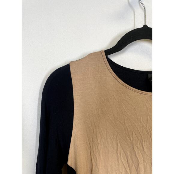 ZERO + MARIA CORNEJO Colorblock Jersey Dress In Sand/ Black Size XS $575 - Picture 4 of 11
